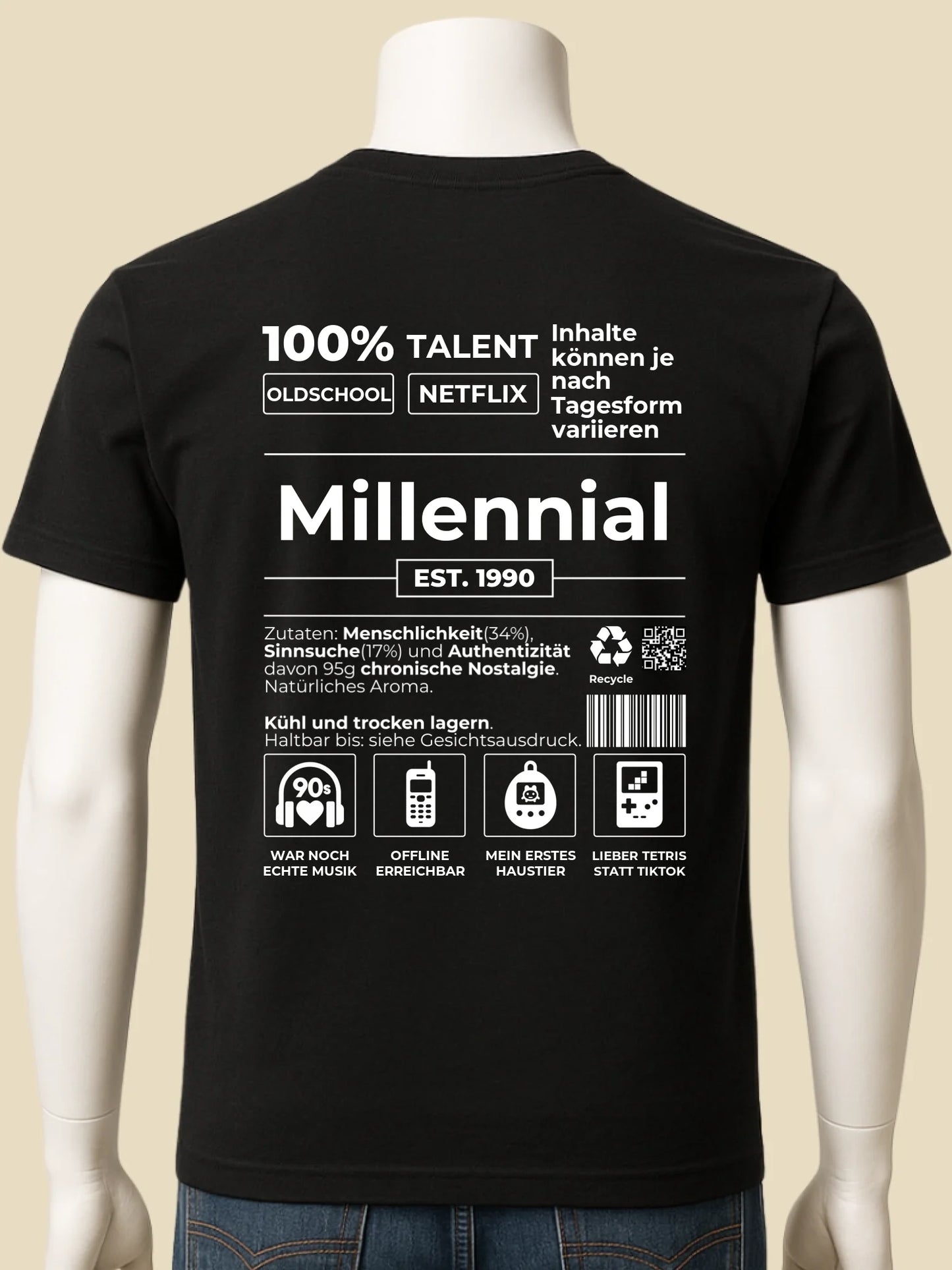 männlich mockup schwarz