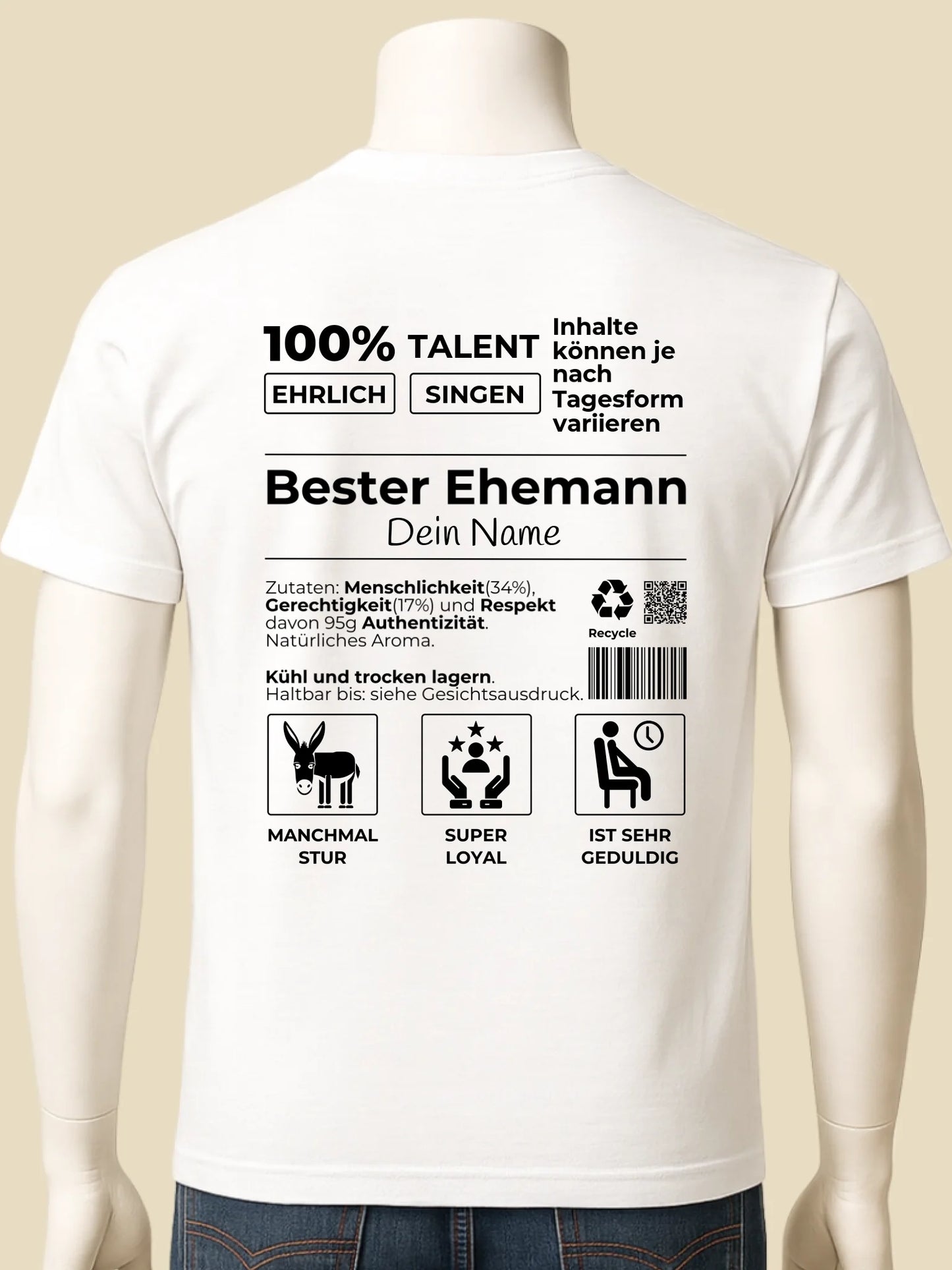 mockup männlich weiss