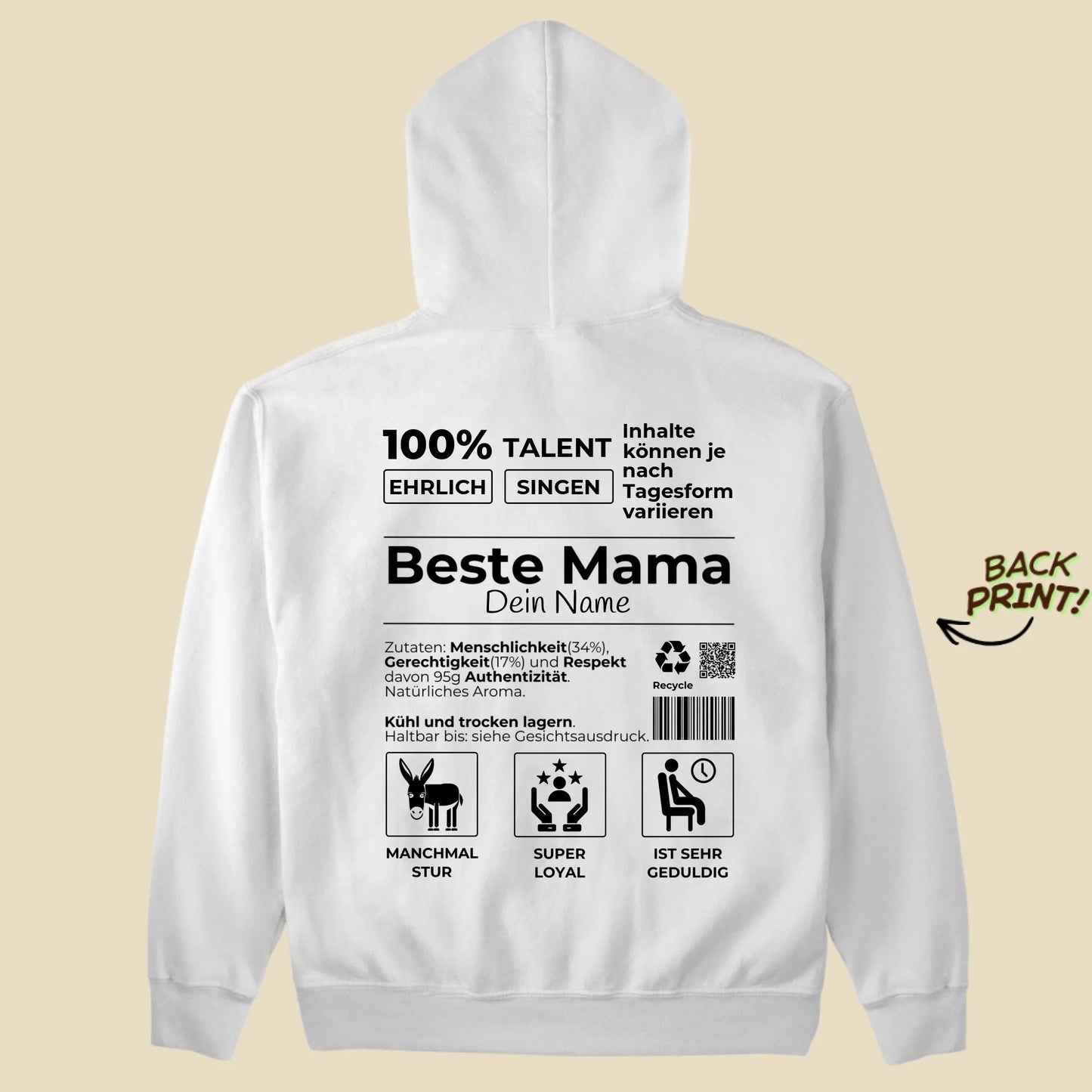 Personalisierter "Familien" Hoodie