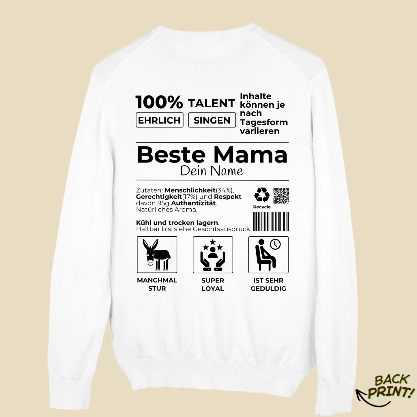 Personalisierter "Familien" Sweater