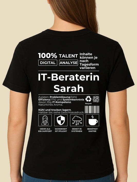 mockup frau schwarz