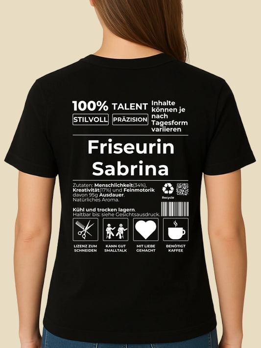 mockup frau schwarz
