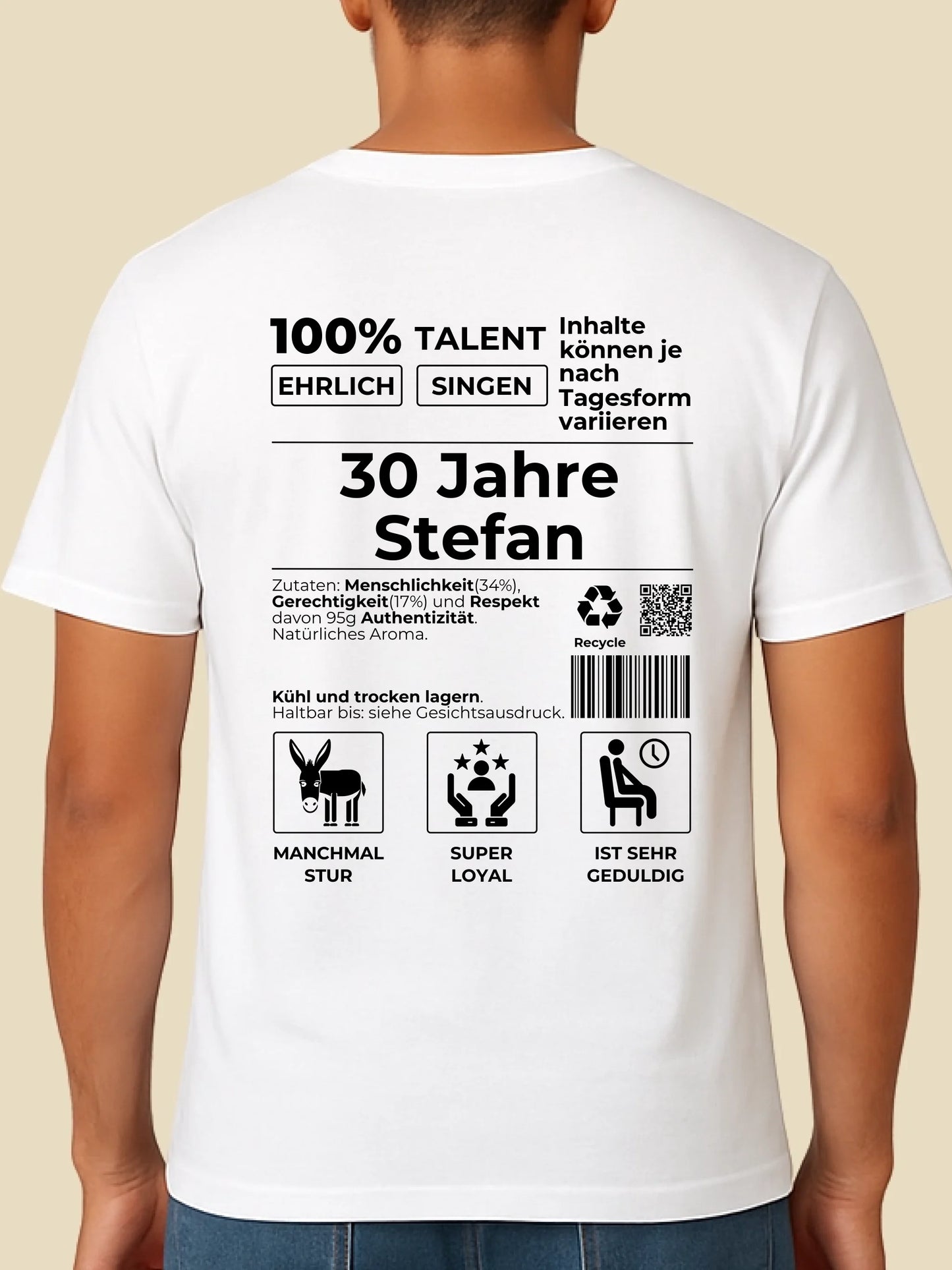 mockup männlich weiss