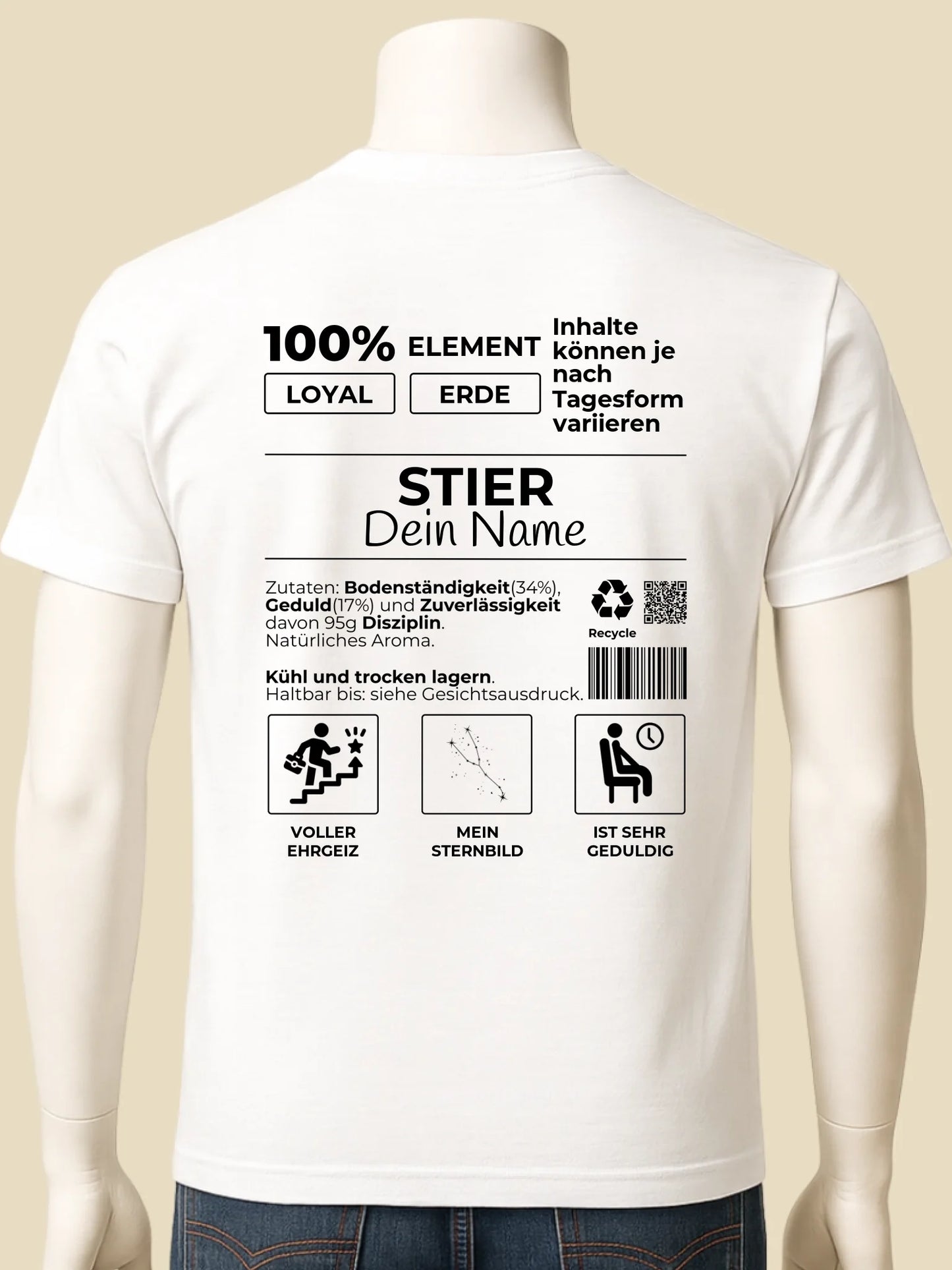 mockup männlich weiss