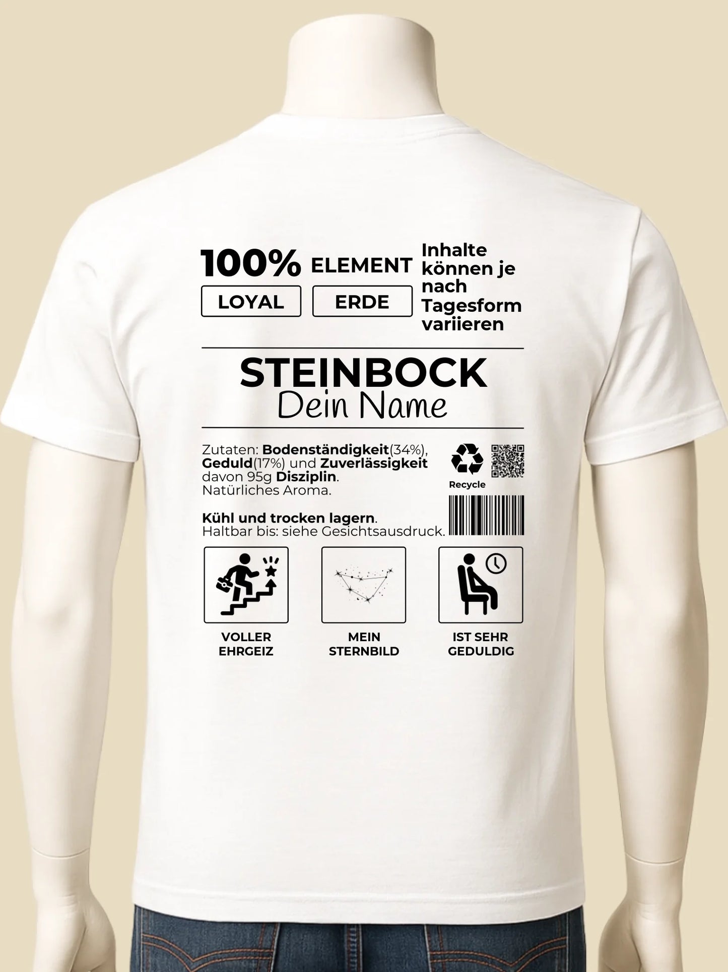 mockup männlich weiss