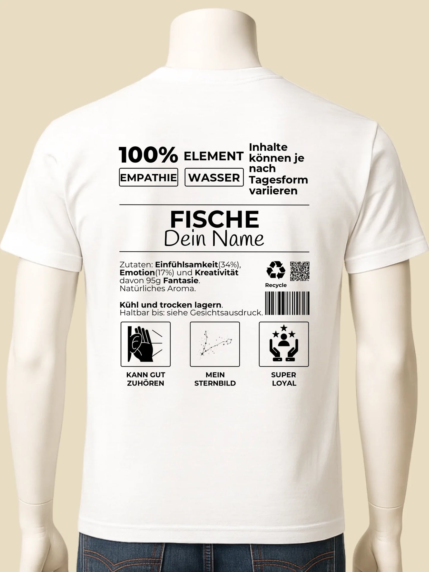 mockup männlich weiss