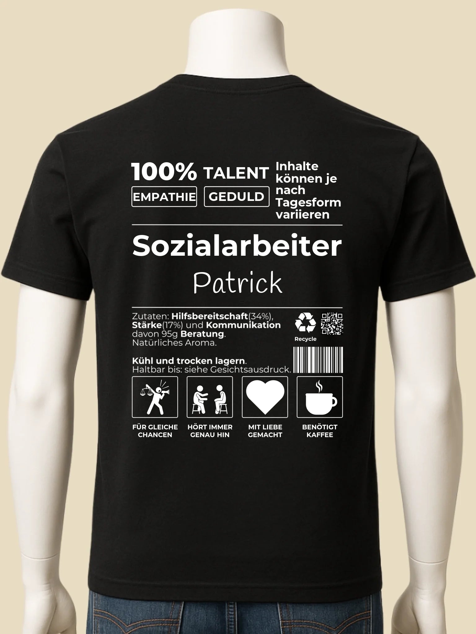 männlich mockup schwarz