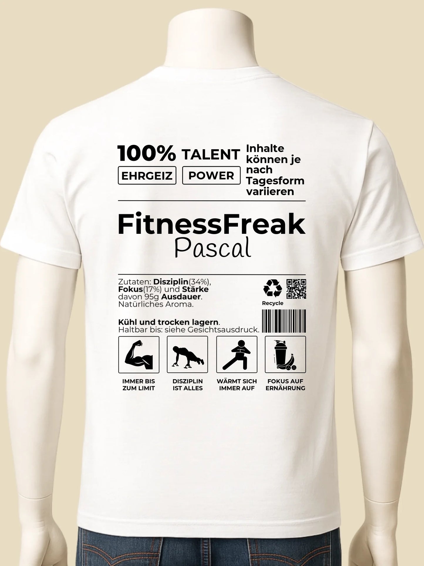 mockup männlich weiss