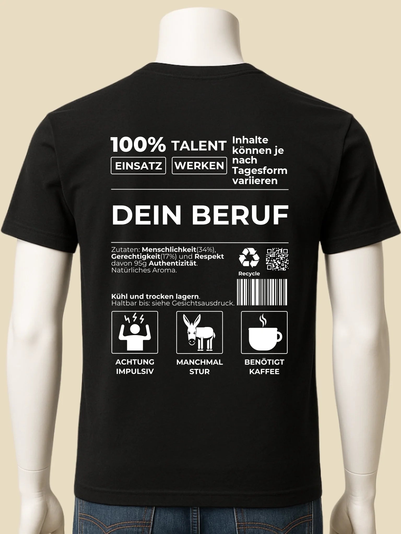 männlich mockup schwarz