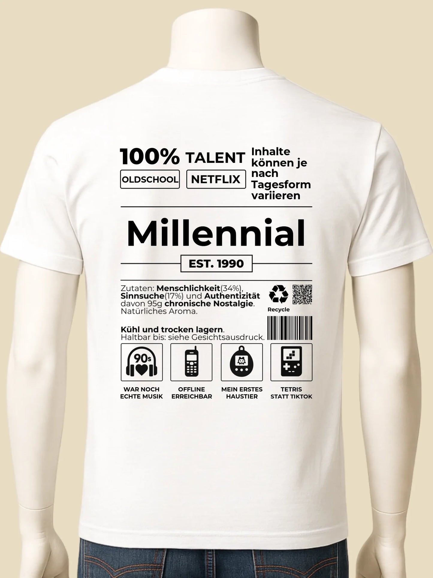 mockup männlich weiss