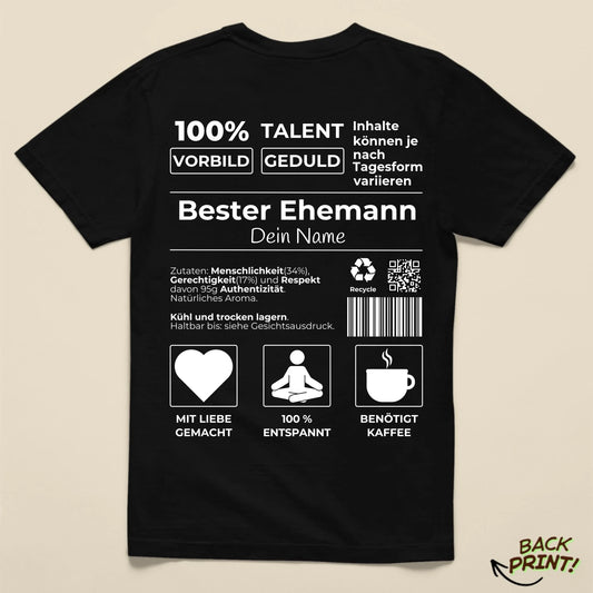 Personalisiertes "Partner" T-Shirt