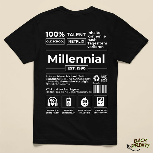 Personalisiertes "Millennial" T-Shirt