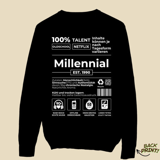 Personalisierter "Millennial" Sweater
