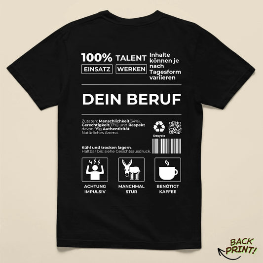 Personalisiertes "Dein Beruf" T-Shirt