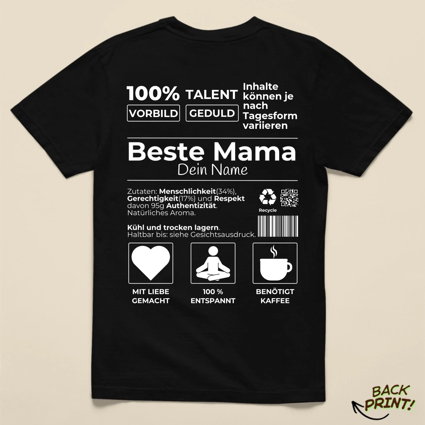 Personalisiertes "Familien" T-Shirt