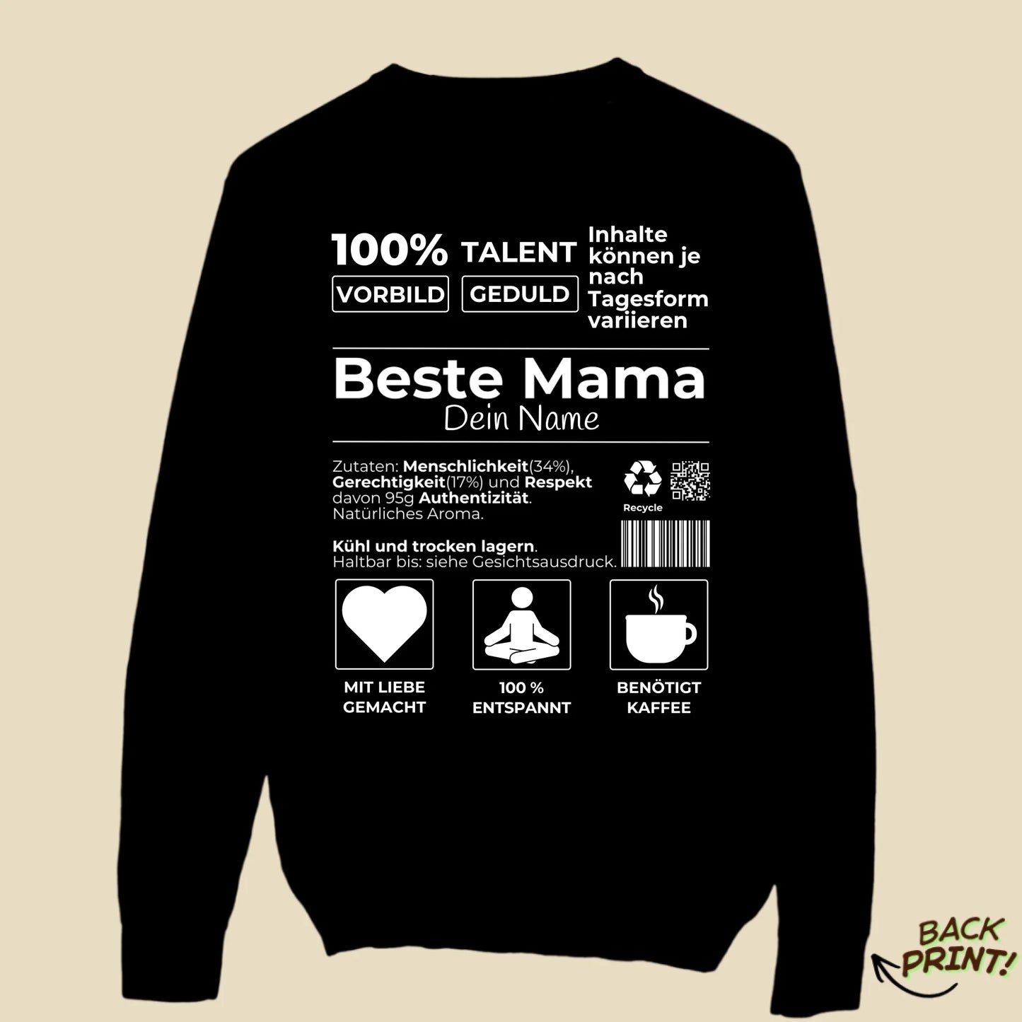 Personalisierter "Familien" Sweater