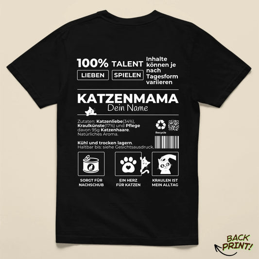 Personalisiertes "Katzeneltern" T-Shirt