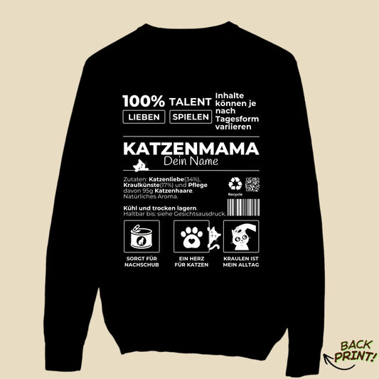 Personalisierter "Katzeneltern" Sweater