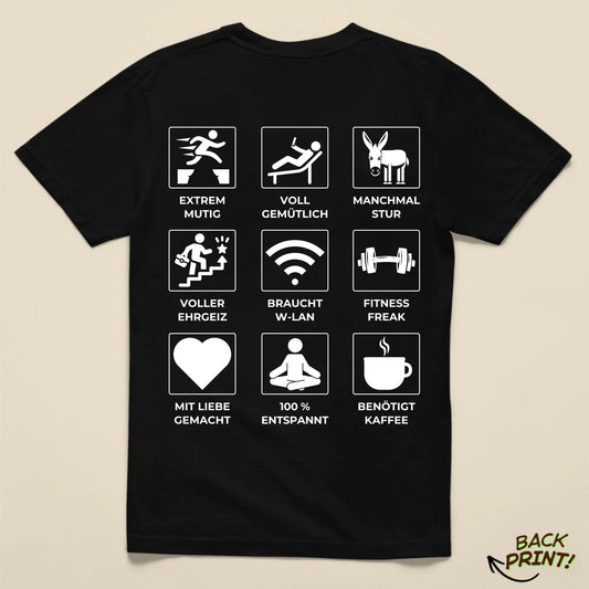 *NEU* Personalisiertes "Symbole" T-Shirt