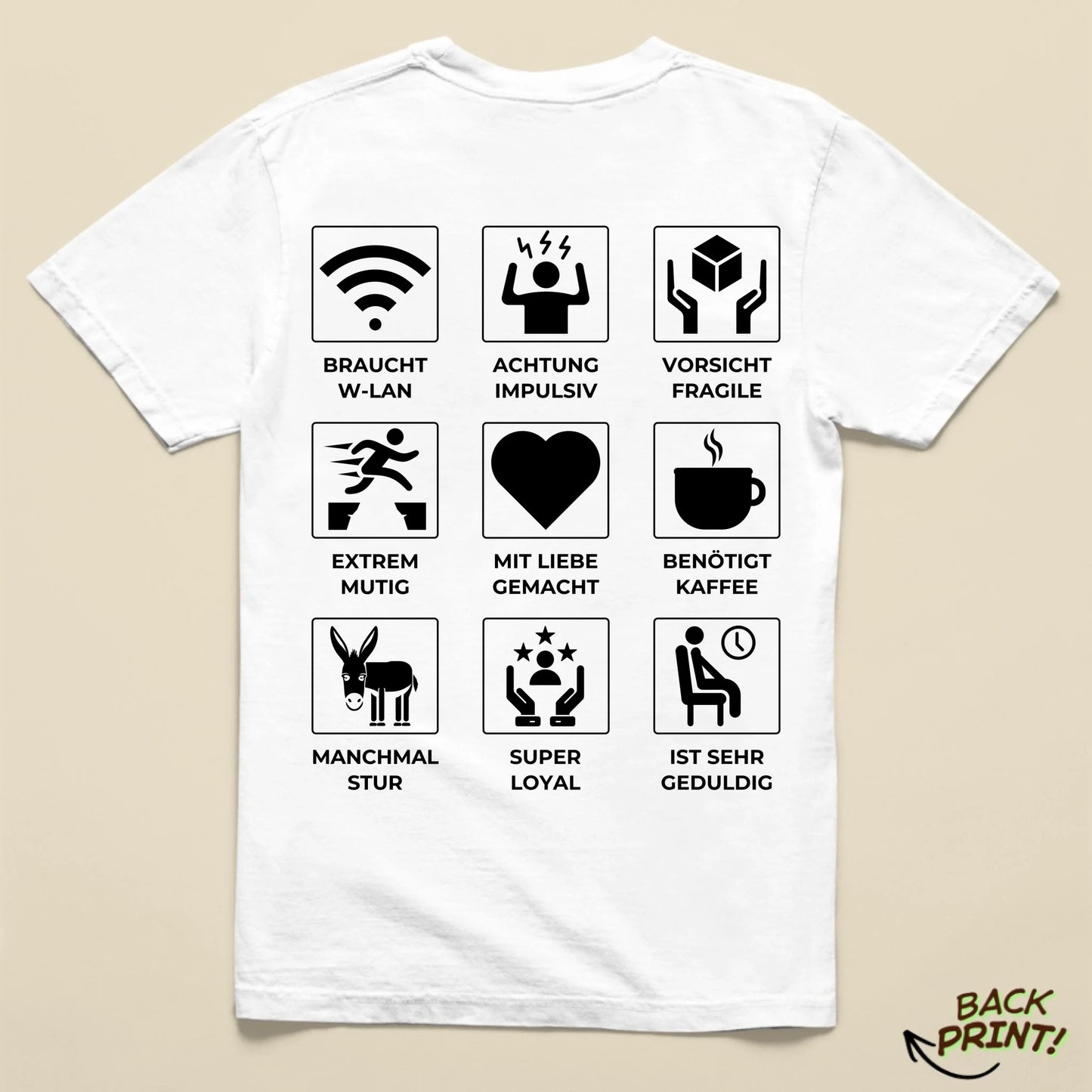 Personalisiertes "Symbole" T-Shirt
